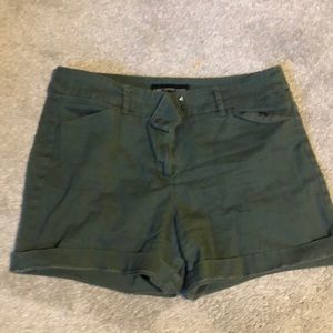 Green shorts